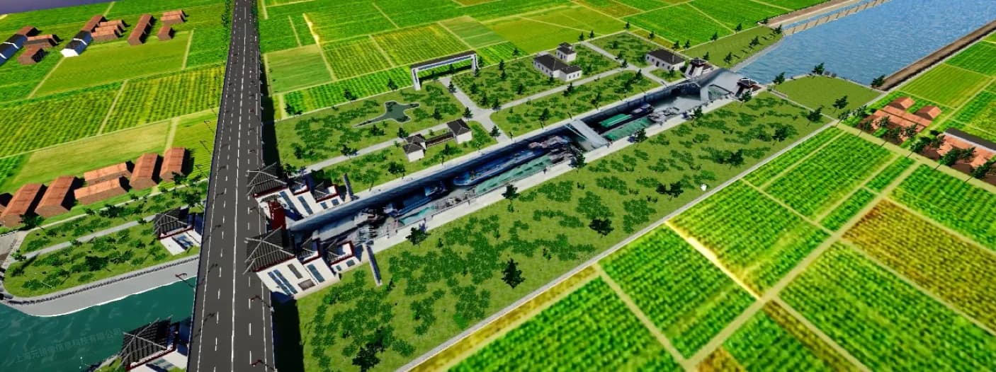 闸室3D全景图2