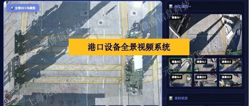 港口设备全景视频系统