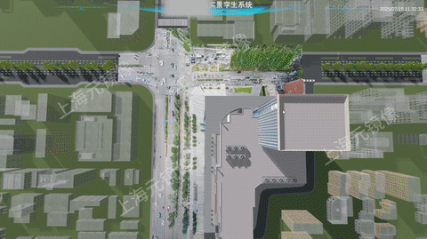 实景孪生动图-视频与三维融合实时效果